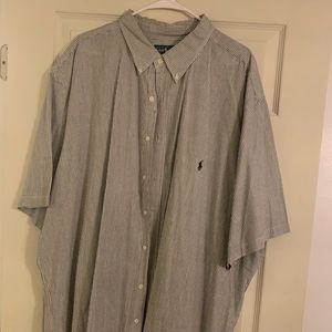 Ralph Lauren Seersucker Button Down Shirt